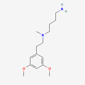 N~1~-[2-(3,5-Dimethoxyphenyl)ethyl]-N~1~-methylbutane-1,4-diamine