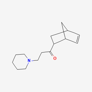 1-(Bicyclo(2.2.1)hept-5-en-2-yl)-3-piperidinopropan-1-one