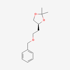 (4S)-4-[2-(Benzyloxy)ethyl]-2,2-dimethyl-1,3-dioxolane