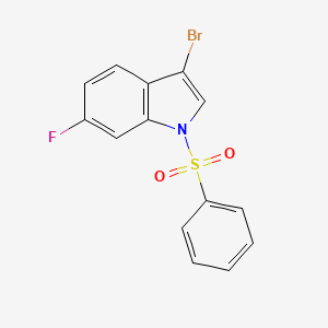 3-Bromo-6-fluoro-1-(phenylsulfonyl)-1H-indole