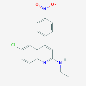 6-Chloro-2-ethylamino 4-(4-nitrophenyl)quinoline