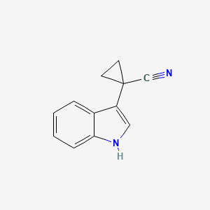 1-(1h-Indol-3-yl)cyclopropanecarbonitrile