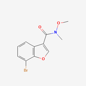7-bromo-N-methoxy-N-methyl-1-benzofuran-3-carboxamide