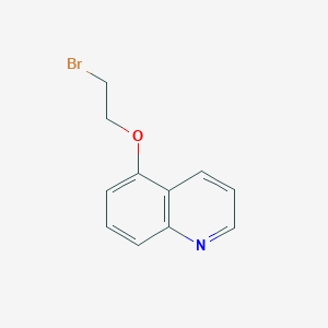 molecular formula C11H10BrNO B8581685 5-(2-Bromoethoxy)quinoline 