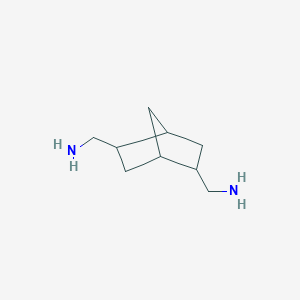 molecular formula C9H18N2 B8581712 Bicyclo[2.2.1]heptane-2,5-diyldimethanamine 
