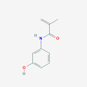 molecular formula C10H11NO2 B8581774 N-(3-hydroxyphenyl)methacrylamide 