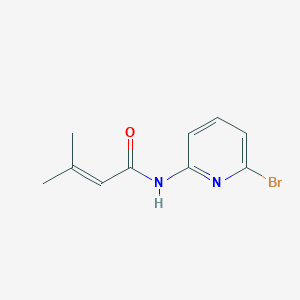 3-Methyl-but-2-enoic acid (6-bromo-pyridin-2-yl)-amide