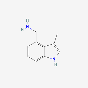 (3-methyl-1H-indol-4-yl)methanamine