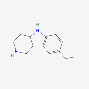8-ethyl-2,3,4,4a,5,9b-hexahydro-1H-pyrido[4,3-b]indole