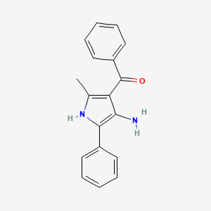 (4-amino-2-methyl-5-phenyl-1H-pyrrol-3-yl)-phenylmethanone