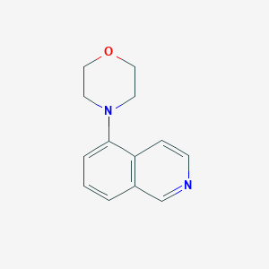 molecular formula C13H14N2O B8582144 4-(Isoquinolin-5-yl)morpholine 