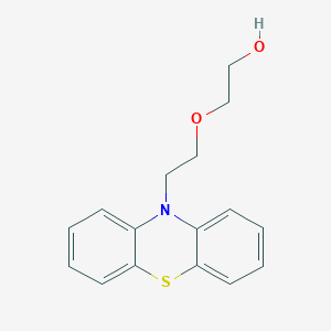 molecular formula C16H17NO2S B8582176 Ethanol, 2-[2-(10H-phenothiazin-10-yl)ethoxy]- CAS No. 101293-53-2