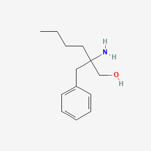 molecular formula C13H21NO B8582198 2-Amino-2-benzylhexan-1-ol CAS No. 853303-78-3