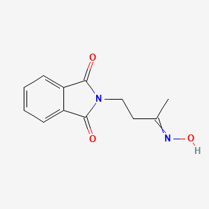 molecular formula C12H12N2O3 B8582205 2-[3-(Hydroxyimino)butyl]-1H-isoindole-1,3(2H)-dione CAS No. 74274-12-7