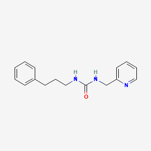 molecular formula C16H19N3O B8582213 N-(3-phenylpropyl)-N'-(2-pyridinylmethyl)-urea 