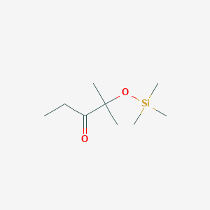 molecular formula C9H20O2Si B8582234 2-Methyl-2-(trimethylsilyloxy)-3-pentanone CAS No. 72507-50-7
