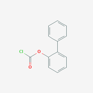 molecular formula C13H9ClO2 B8582282 2-Biphenylyl Chloroformate 