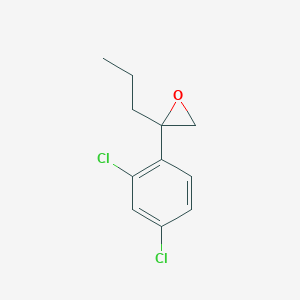 molecular formula C11H12Cl2O B8582298 2-(2,4-Dichlorophenyl)-2-propyloxirane CAS No. 94745-38-7