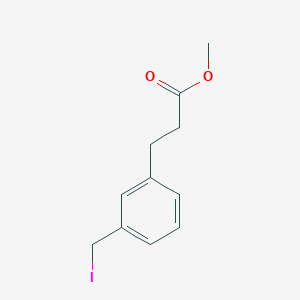3-(3-Iodomethyl-phenyl)-propionic acid methyl ester