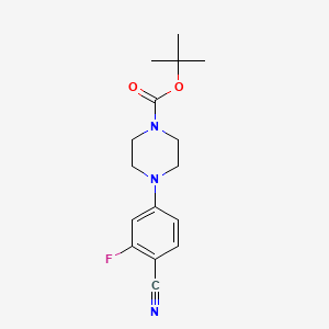 4-(3-Fluoro-4-cyanophenyl)piperazine-1-carboxylic acid tert-butyl ester