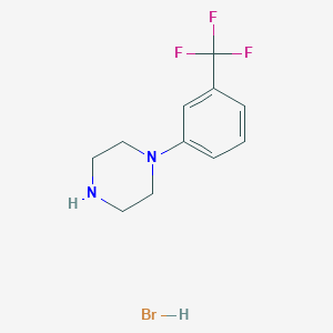 molecular formula C11H14BrF3N2 B8582334 1-(3-Trifluoromethylphenyl)piperazine hydrobromide CAS No. 2394-89-0