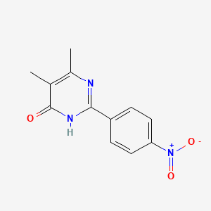 5,6-dimetyl-2-(4-nitrophenyl)-4-(3H)-pyrimidinone