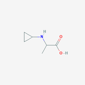 molecular formula C6H11NO2 B085826 2-(Cyclopropylamino)propanoic acid CAS No. 10250-97-2