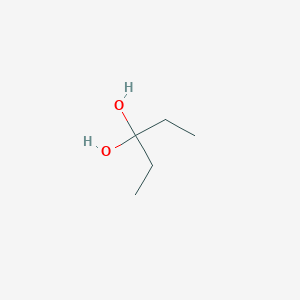 molecular formula C5H12O2 B8582671 Pentane-3,3-diol CAS No. 151331-32-7