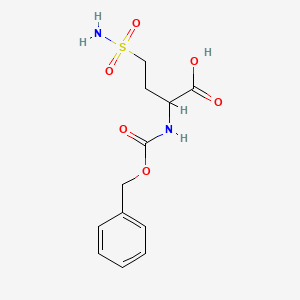 2-{[(Benzyloxy)carbonyl]amino}-4-sulfamoylbutanoic acid