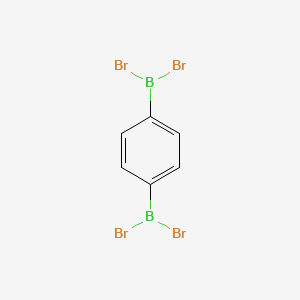 B8582913 1,4-Bis(dibromoboryl)benzene CAS No. 107134-83-8