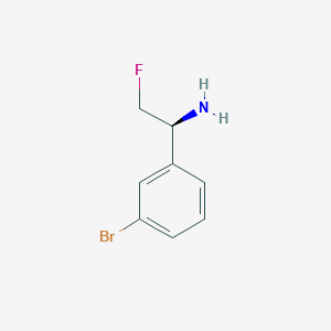 (S)-1-(3-bromophenyl)-2-fluoroethanamine