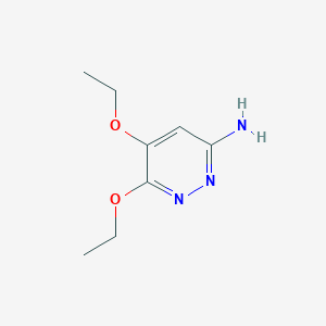 5,6-Diethoxypyridazin-3-ylamine