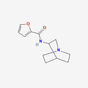 molecular formula C12H16N2O2 B8583094 N-(1-azabicyclo[2.2.2]octan-3-yl)furan-2-carboxamide 
