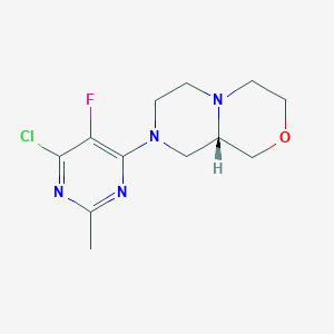 4-[(9aS)-octahydropyrazino[2,1-c][1,4]oxazin-8-yl]-6-chloro-5-fluoro-2-methylpyrimidine
