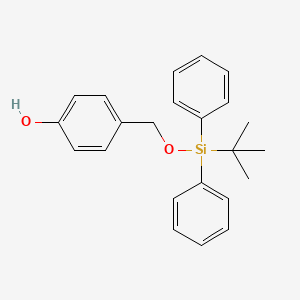 4-({[tert-Butyl(diphenyl)silyl]oxy}methyl)phenol