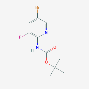 (5-Bromo-3-fluoro-pyridin-2-yl)-carbamic acid tert-butyl ester