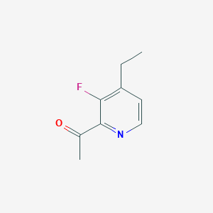 2-Acetyl-4-ethyl-3-fluoropyridine