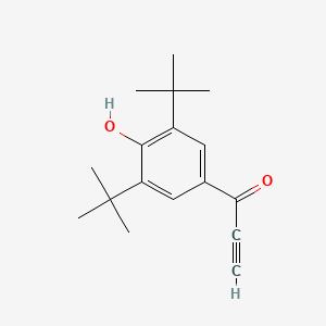 molecular formula C17H22O2 B8583277 4-Propynoyl-2,6-di-tert-butylphenol CAS No. 113101-46-5