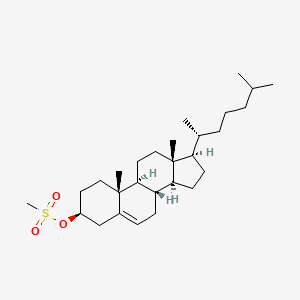 molecular formula C28H48O3S B8583293 Cholesterol, methanesulfonate CAS No. 3381-54-2