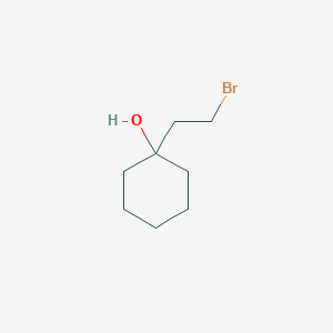 molecular formula C8H15BrO B8583351 1-(2-BROMOETHYL)CYCLOHEXAN-1-OL 