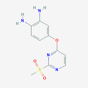 4-(2-Methanesulfonyl-pyrimidin-4-yloxy)-benzene-1,2-diamine