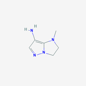 1-methyl-2,3-dihydro-1H-pyrazolo[1,5-a]imidazol-7-amine