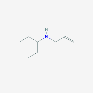 molecular formula C8H17N B8583536 Allyl-(1-ethyl-propyl)-amine 