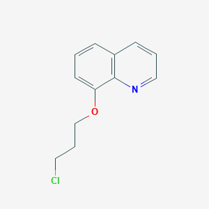 molecular formula C12H12ClNO B8583590 8-(3-Chloropropoxy)quinoline 
