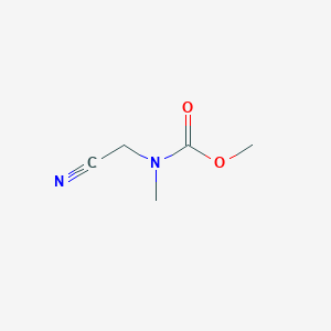 molecular formula C5H8N2O2 B8583645 Methyl cyanomethyl(methyl)carbamate 