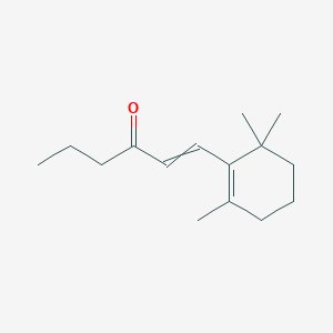 molecular formula C15H24O B8583677 1-(2,6,6-Trimethylcyclohex-1-en-1-yl)hex-1-en-3-one CAS No. 152128-40-0