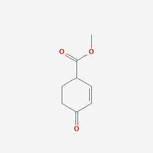 molecular formula C8H10O3 B8583701 Methyl 4-oxocyclohex-2-ene-1-carboxylate 