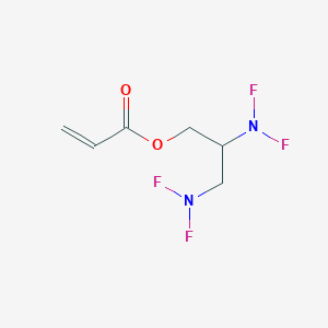 2,3-Bis(difluoroamino)propyl prop-2-enoate