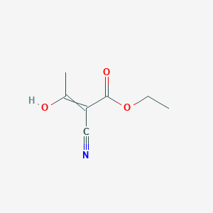 2-Butenoic acid, 2-cyano-3-hydroxy-, ethyl ester