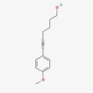 6-(4-Methoxyphenyl)hex-5-YN-1-OL